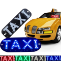Miniatyrbilde 3 av 5: Taxi Led Nummerskilt Billys Frontrute Førerhusindikator Innvendig Signallampe Blue
