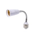 Miniatyrbild 1 av 5: LED-lamphållare, flexibel adapter, E27 till E27, 20 cm lång, flexibel förlängning