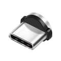 Miniatyrbilde 4 av 5: 10 stk./sett Rund Magnetisk Kabelplugg 8 Pin Type-c Plugger Hurtiglading Telefon Magnet Laderplugg silver