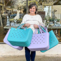 Miniatyrbillede 2 af 5: Gummipose Bogg Style Hul Vandtæt Holdbar Oversize Silikone Strand Tote Ny 2024 green  light