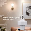 Miniatyrbillede 4 af 5: 2 x Smart Pæreholder med Timerfunktion, Tidsplanlægning, Stemmestyring, Brandhæmmende, Nem Installation
