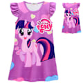 Miniatyrbilde 1 av 7: Tegneserie digitaltrykk My Little Pony flygeermer nattkjole Jentekjole 140