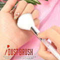 Miniatyrbild 2 av 4: Nagelborstar för Nagelkonst, Nagelkonstset, Nagelkonstborste, Nagelstrass White