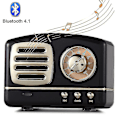 Miniatyrbilde 1 av 5: Retro Radio Bluetooth-høyttaler, Vintage Radio- Greadio Fm Radio-gave