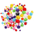 Miniatyrbillede 2 af 3: 240 stk. Kreative DIY Pomponbolde Interessante Fluffy Bolde DIY Håndværksbolde