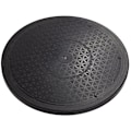Miniatyrbilde 4 av 5: 12 Tommer Heavy Duty Roterende Svingbar Stål Stativ For Monitor TV Dreieskive Lazy Susans Svart Rund Sha