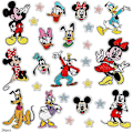 Miniatyrbild 1 av 4: 26 st Mickey strykjärnslappar, Minnie Mouse sy på/strykjärn på broderade applikationer lappar för kläder, jeans, klänning, hattar, byxor