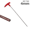 Miniatyrbilde 1 av 5: 3/4/5/6/8mm Allen-nøkler Håndverktøy Sekskantsett Ekstra Lang Type Hex-nøkler Sett T-håndtak Flatt Skiftenøkkel Reparasjon 4mm