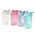 Miniatyrbilde 5 av 5: 1 stk. Protein Shaker Flaske Med Blandekule Treningssenter Vannflaske Fitness Mikser