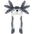 Miniatyrbillede 2 af 4: Sød Plysdyr Vinter Skihue Beanie Aviator Stil Vinter med Lange Handske Øreflapper Husky
