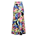 Miniatyrbild 4 av 4: Damkjolar Dammode Casual Bekväm hög midja Elastisk omlott Hip midikjol Multicolor L