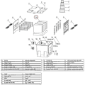 Miniatyrbilde 2 av 5: Reservedeler Biologisk Filter Cbf-350 Komplett Sett Med Filtersvamper Filterskum