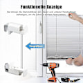 Miniatyrbillede 4 af 5: Universal udskiftning lodret montering beslag persienner montering snap fast kode rullegardin