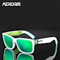 Miniatyrbillede 1 af 2: Kdeam Mirror Polarized Solbriller Uv400 rejsesolbriller White