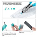 Miniatyrbild 2 av 4: Dspiae Craft Tools Sanding Sponge Kit Model Sandpapers Set Uk A-180-800