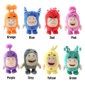 Miniatyrbilde 3 av 5: Oddbods Plysj Kids Show Monster Character Myk utstoppet leketøy Green