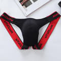 Miesten seksikkäät jockstrap-alushousut, pikkuhousut, stringit, G-string Black XL