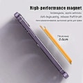 Miniatyrbilde 3 av 5: For Magsafe Magnetisk Lær Kort Holder Lommebok Etui For iPhone 14 Pro Max 13 12 11 XS XR X 7 8 Plus Mini Deksel Tilbehør White