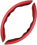 Röd Kolfiber Bilrattskydd Universal 36-40cm