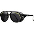 Miniatyrbillede 1 af 8: Solbriller, Oversized solbriller med wrap-around design, Aviator solbriller til fiskeri og udendørs sammenkomster (Style B, 15 * 12 * 5 cm) Style E