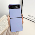 Miniatyrbillede 2 af 4: Læder tekstur telefontaske til Motorola Razr 40 Blue