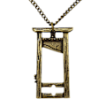 Pikkukuva 1 / 4: Zmd Guillotine Kaulakoru Goottilainen Pnoto Frame Ketju Korut Lahja Riipus Tarvike Bronze