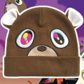 Miniatyrbild 5 av 5: Män Kvinnor Unisex Kanye West College Avhopp Examen Bear Mode Mössor Hatt Stickade Kepsar Presenter