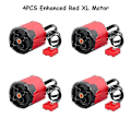 Miniatyrbillede 1 af 5: Moc Power Functions Motorpakke M/l/xl/servo Motor Mould King Forbedret Aa Aaa Batteriboks Tekniske Dele Diy Bil Lastbil Power Up 4 XL red