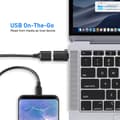 Pikkukuva 5 / 5: USB C - USB 3.0 -sovitin (3 kpl), USB-C - USB-A naaras -OTG USB Type C -sovitin, yhteensopiva