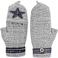 Miniatyrbilde 3 av 5: Termiske fingerløse flip-top hansker for 5-15 strikkede halvfingerhansker votter barn konvertible tykke fleecefôret