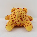 Miniatyrbilde 4 av 5: Dinosaur Vektet Bomullsdinosaur Søt Triceratops Plussjeleketøy 60cm 60cm Orange Leopard
