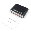 Miniatyrbillede 4 af 5: 5.1-kanals Dts for Dolby Ac-3 Audio Decoder Digital Optisk/koaksial til Analog Rca Lotus Head For D