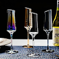 Pikkukuva 2 / 5: Creative Red Wine Champagne Cups Lyijytön lasi läpinäkyvä savunharmaa meripihka värikkäät lasit 185ml 440ml 570ml Amber 185ml