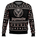 Miniatyrbild 1 av 4: 2024 Bebetter Jagermeister Ugly Christmas Sweater Pullover Herr 3d Sweatshirt Toppar Höst- och vinterkläder A 2 L