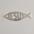 Miniatyrbild 1 av 6: Kristna fisksymbol för bil Jesus fisksymbol emblem, metall kristna dekaler hantverk fisksymbol dekal