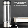 Miniatyrbilde 3 av 3: Stor Hydrogen Vann Generator Alkaline Maker H2 Oppladbar Bærbar For Pure |beer Steins Perfekt