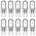 G9 halogenlampor 25W, 230V, 10-pack 25W