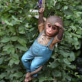 Miniatyrbillede 3 af 5: Hanging Monkey Statue - Resin Swinging Monkey Statue