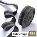 Miniatyrbillede 2 af 5: 5m selvklæbende bukser Paste Hem Tape Stryg på bukser Kant Forkort Reparation Sytilbehør White