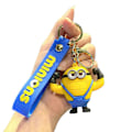Pikkukuva 2 / 5: Söpö Despicable Me Minions 3D avaimenperä avaimenperä Cartoon Anime Auto Riippuva Laukku Charmi Lapset Lahja D