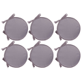 Miniatyrbillede 4 af 5: Hynder Patio Hjem Indendørs/udendørs Stolepuder Ro Sæde Fortykket Spisestue Stol Pude Ro Taburet Dark Red 6pcs