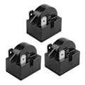 Miniatyrbillede 1 af 4: 3x 3-pin terminaler Køleskab Ptc Starter Relæ 12 Ohm Modstand Black