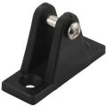 Miniatyrbillede 3 af 5: 24 stk/sæt Universal Nylon Marine Båd Canopy Cover Bimini Top Deck Hængsel Kæbe Glide Øje End Fitting Black