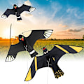 Pikkukuva 4 / 5: Bird Repeller Kite Simulation Eagle Flash Heijastava Repeller Tuulikyyhkynen karkotin takapihan nurmikon puutarhaan, 1,4 m As Shown