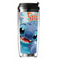 Pikkukuva 1 / 5: Disney Lilo & Stitch muovinen vesipullo - 350 ml koulujuomapullo lapsille A