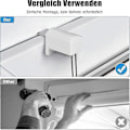 Miniatyrbillede 3 af 5: Universal udskiftning lodret montering beslag persienner montering snap fast kode rullegardin