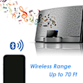 Miniatyrbillede 3 af 5: I-WAVE 30 Pin Bluetooth 5.1 Audio Receiver Music Mini Wireless Adapter til 30 Pin Jack Analog højttaler black