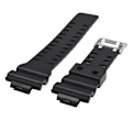 Miniatyrbilde 4 av 5: Naturlig harpiks erstatningsklokkerem, for Gd120/ga-100/ga-110/ga-100c(svart) Black