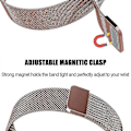 Miniatyrbillede 2 af 5: Udskiftningsrem i mesh med magnetisk smart watch-bånd til Garmin Vivomove Style/GarminMove Style (20 mm)
