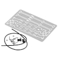 Miniatyrbilde 1 av 5: Vindusviskerdekor i metall for AXIAL 1/6 SCX6 RC biloppgraderingsdeler, tilbehør Silver